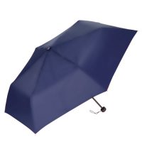折りたたみ傘(55cm×6本骨耐風仕様)(黒)